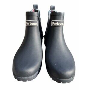 Barbour Women’s Rain Boots Size 6 Black Waterproof UK 5
